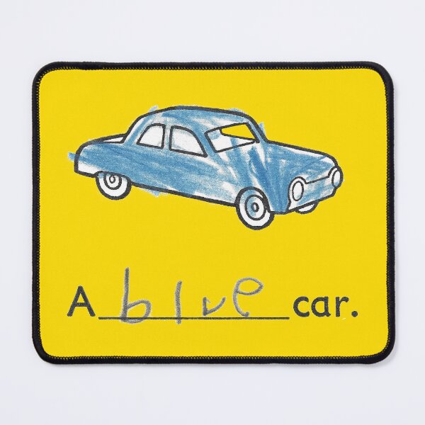 Item preview, Read, Write and Draw - A Blue Car - designed and sold by waltzermitty.