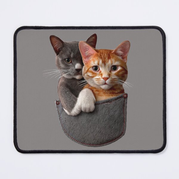 Item preview, Playful Cats in a Pocket designed and sold by Lena Owens at OLena Art..