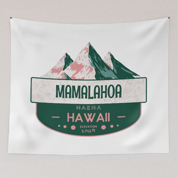 Item preview, Mamalahoa, Haena, Hawaii, Mountain Design designed and sold by Wanderful-roads.