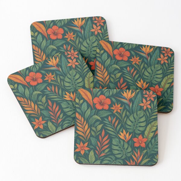 Item preview, Tropical Botanical Floral Pattern designed and sold by MiLaKK.