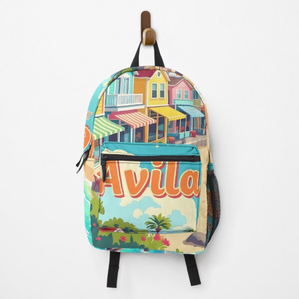 Item preview, Avila Beach, California: Vintage-Style Painterly Travel Poster designed and sold by LSVart.