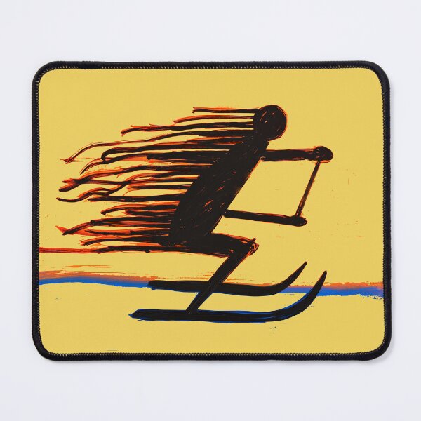 Item preview, Fast Wake — Waterskier Minimal Brush Art designed and sold by Pjotre7.