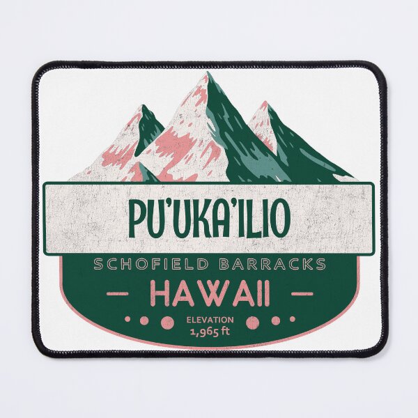 Item preview, Pu'uka'īlio, Schofield Barracks, Hawaii, Mountain Design designed and sold by Wanderful-roads.