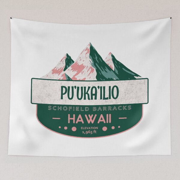 Item preview, Pu'uka'īlio, Schofield Barracks, Hawaii, Mountain Design designed and sold by Wanderful-roads.