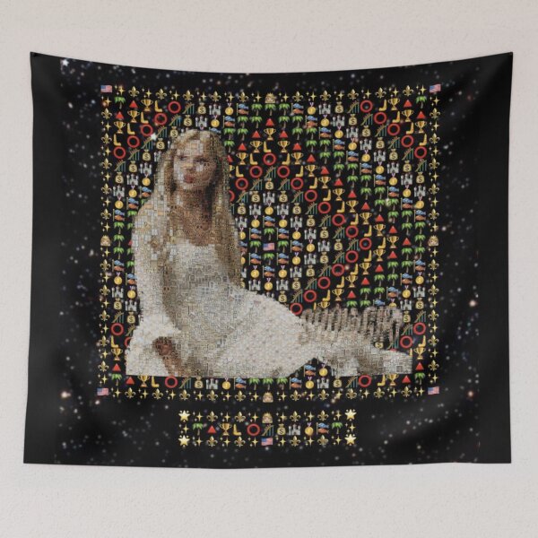 Item preview, Taylor Swift Emoji Art – The Life of a Showgirl Series | Iconic Pop Star Emoji Emblems Tribute designed and sold by Emoji Emblems.