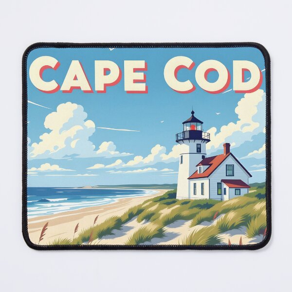 Item preview, Cape Cod: Vintage-Style Painterly Travel Poster designed and sold by LSVart.