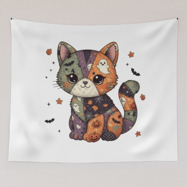 Item preview, halloween sweet cat  designed and sold by szydelkowanika.