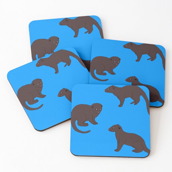 Item preview, Dwarf Mongooses designed and sold by Leapingdoe.