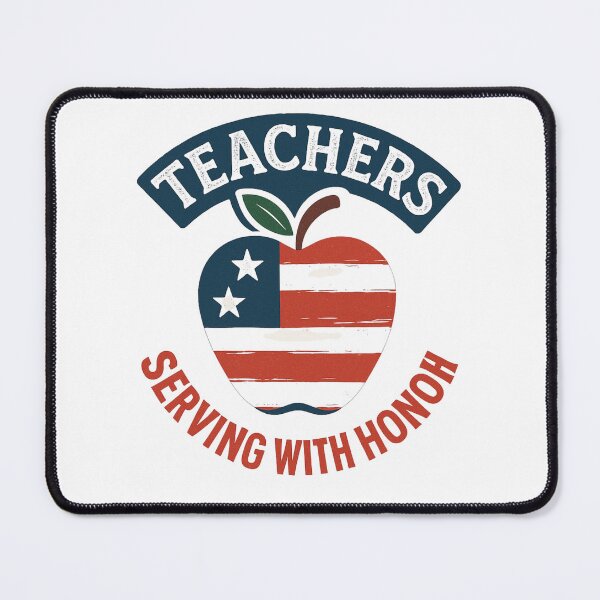 Item preview, Teachers Serving With Honor – Patriotic Teacher Design designed and sold by New Art.