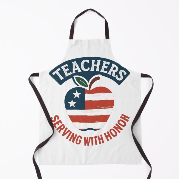 Item preview, Teachers Serving With Honor – Patriotic Teacher Design designed and sold by New Art.
