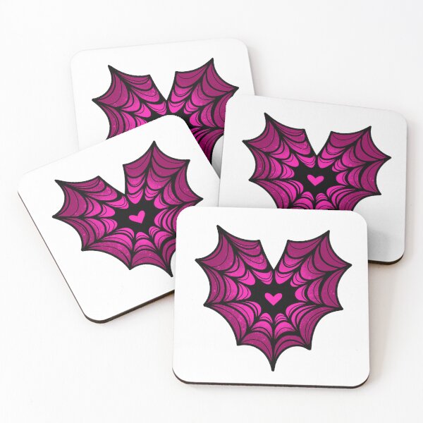 Item preview, Pink Heart-Shaped Spider Web designed and sold by DiaDesignsArt.
