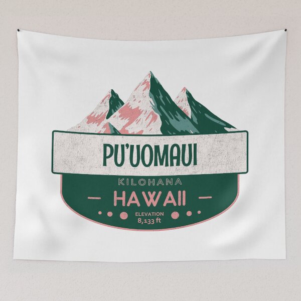 Item preview, Pu'uomāui, Kilohana, Hawaii, Mountain Design designed and sold by Wanderful-roads.