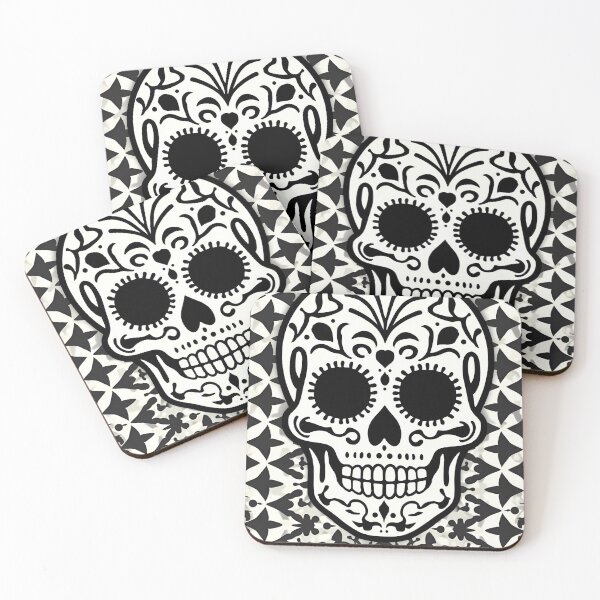 Item preview, Sugar Skull Halloween Skulls designed and sold by PatronesKawai.