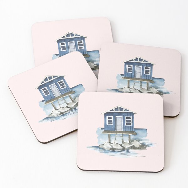 Item preview, Seaside Shack designed and sold by The Birdie Bloom Club.
