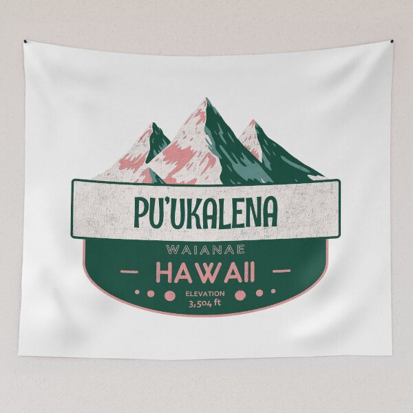 Item preview, Pu'ukalena, Waianae, Hawaii, Mountain Design designed and sold by Wanderful-roads.