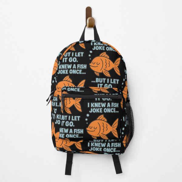 Item preview, I Knew a Fish Joke Once But I Let It Go Funny Design designed and sold by TeeTimeTreasure.
