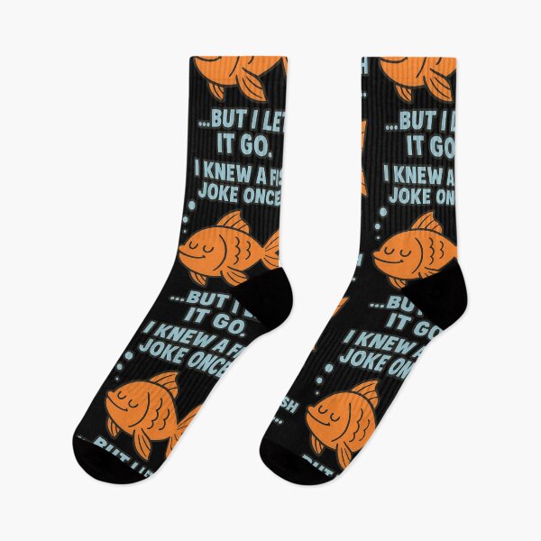 Item preview, I Knew a Fish Joke Once But I Let It Go Funny Design designed and sold by TeeTimeTreasure.