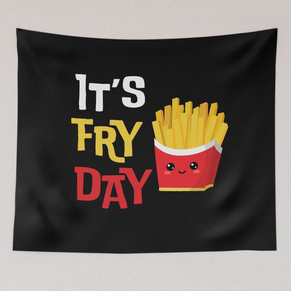 Item preview, It's Fry Day - French Fries Lover Fast Food Eater designed and sold by Anton Ashraf.