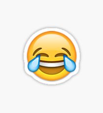 Crying Laughing Emoji Sticker! Sticker