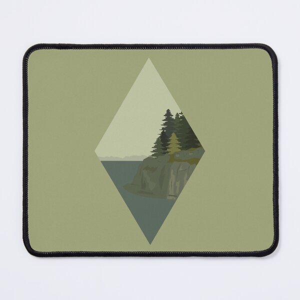 Item preview, Cliffside with trees designed and sold by Jenny Vin Creates.