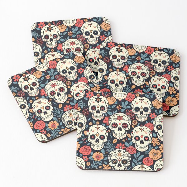 Item preview, Sugar Skull Halloween Skulls designed and sold by PatronesKawai.