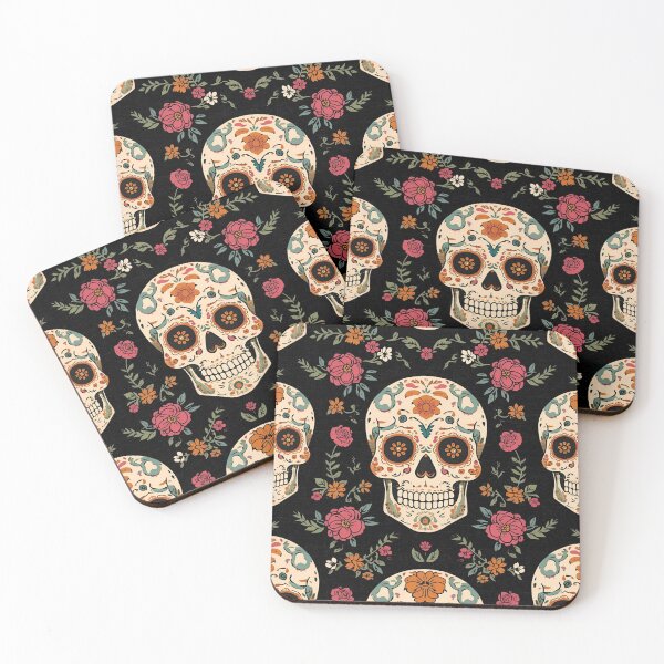 Item preview, Sugar Skull Halloween Skulls designed and sold by PatronesKawai.