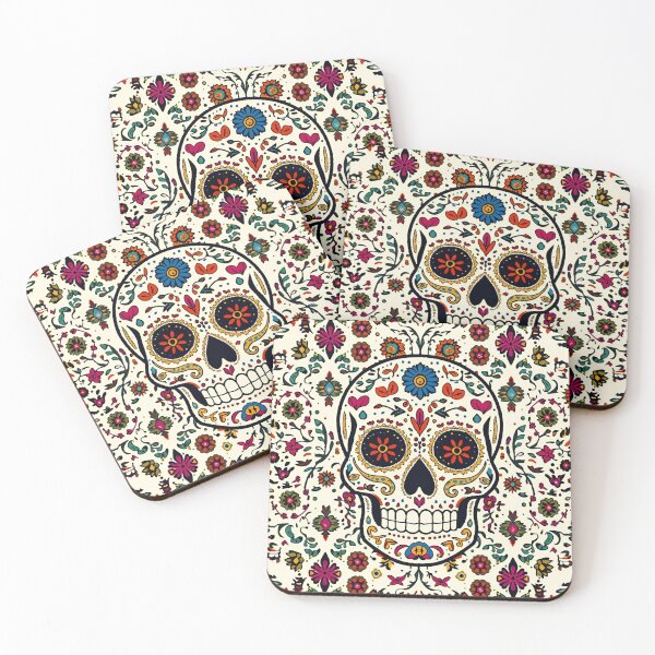Item preview, Sugar Skull Halloween Skulls designed and sold by PatronesKawai.