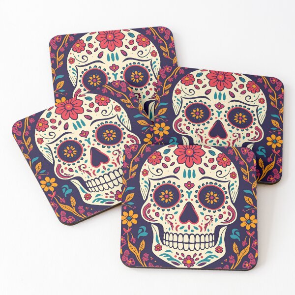 Item preview, Sugar Skull Halloween Skulls designed and sold by PatronesKawai.