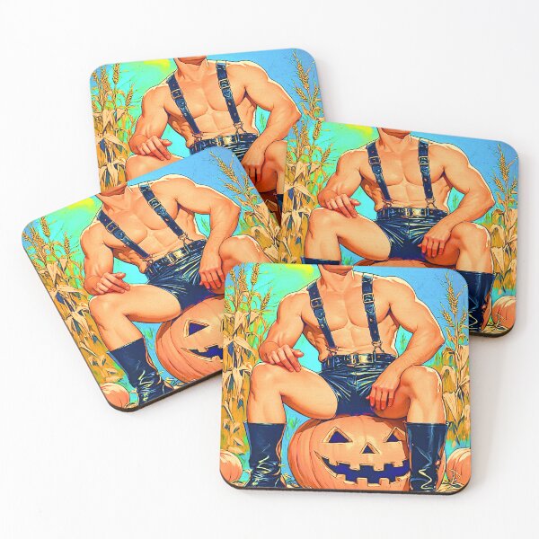 Item preview, Leather Daddy Pumpkin Pin-Up II designed and sold by Hunkyismything.