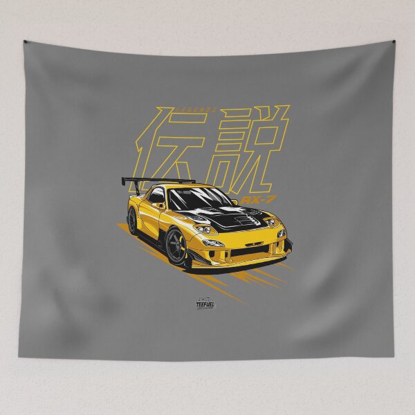 Item preview, RX7 Legends | JDM Rotary Icon designed and sold by TeeFuel.