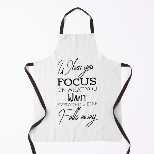 Item preview, When You Focus on What You Want Everything Else Falls Away – Motivational Typography Design designed and sold by FOREVER Motivated.