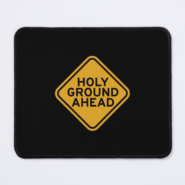 Item preview, Holy Ground Ahead – Christian Faith Sign Design designed and sold by AnnSign.