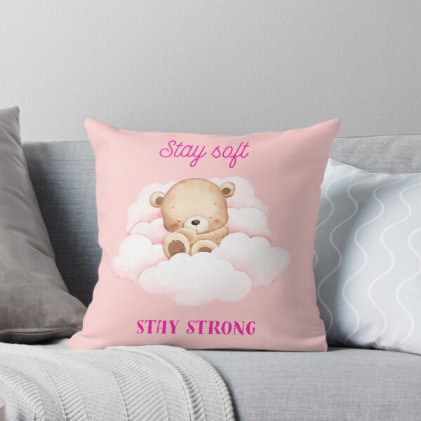 Item preview, Stay Soft, Stay Strong - Empowering Feminine Quote designed and sold by BrightMood Designs.