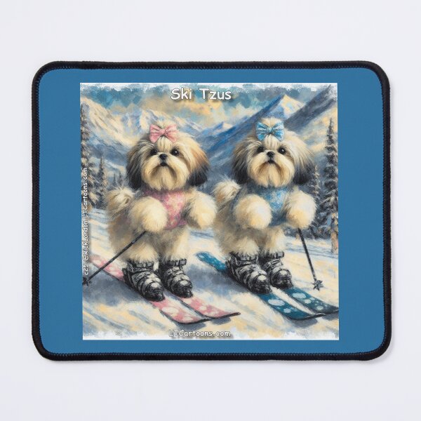 Item preview, Ski Tzus: Shih Tzus Shredding the Slopes in Style designed and sold by Rick London Gifts.