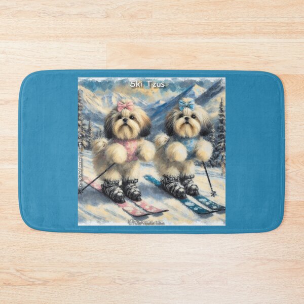 Item preview, Ski Tzus: Shih Tzus Shredding the Slopes in Style designed and sold by Rick London Gifts.