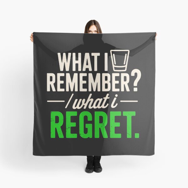 Item preview, Clever Contrast Between Fun Nights and Regretful Mornings designed and sold by SplashTastic.