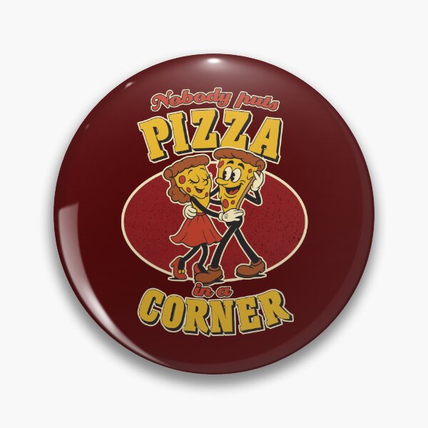 Item preview, Dancing Pizza Slices Funny Retro Cartoon designed and sold by TheJollyDoodle.