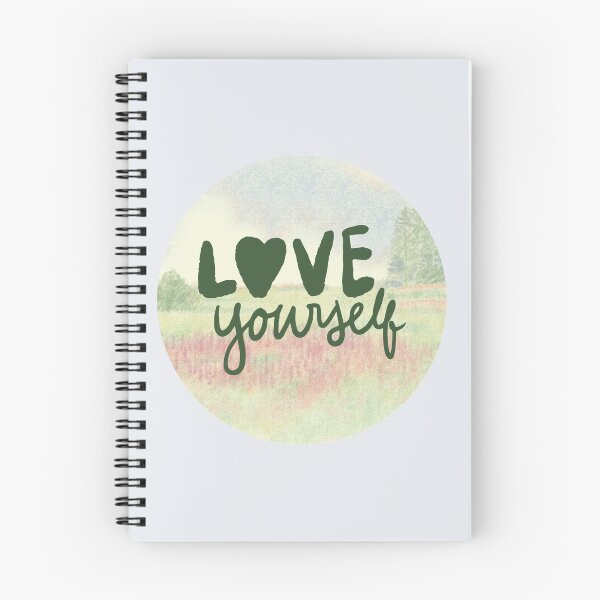 Item preview, Love Yourself Circle Scenic Nature Design designed and sold by Studio Sonder.