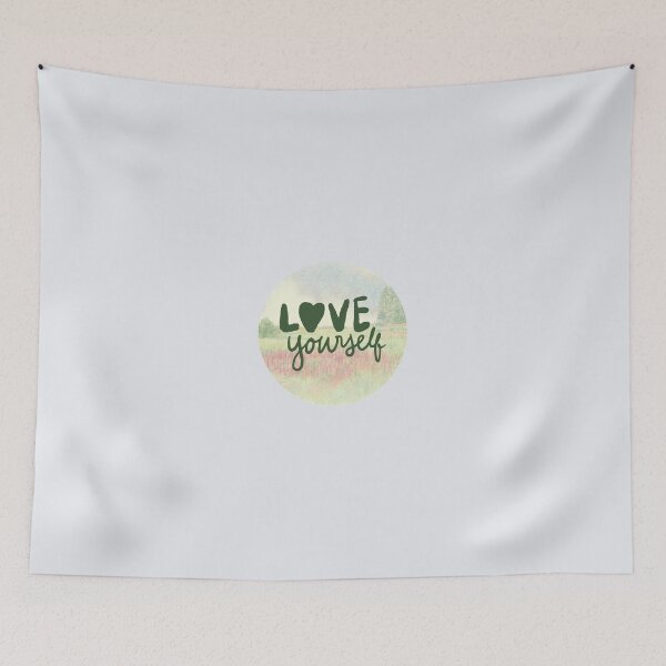 Item preview, Love Yourself Circle Scenic Nature Design designed and sold by Studio Sonder.