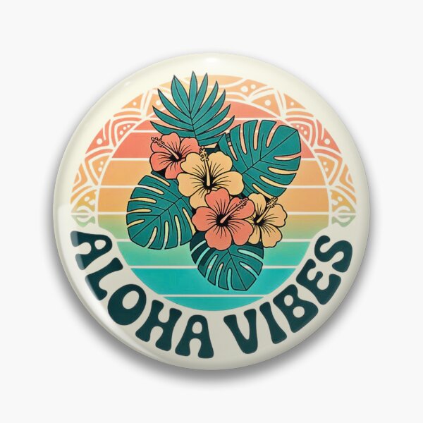 Artikelvorschau, Aloha Vibes Hibiscus Circle entworfen und verkauft von VibrArtco.
