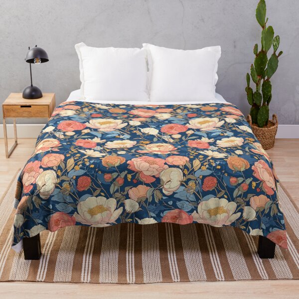 Item preview, Ornamental vintage grand floral designed and sold by Alessandro Remo Mazzoni Remotextiles.