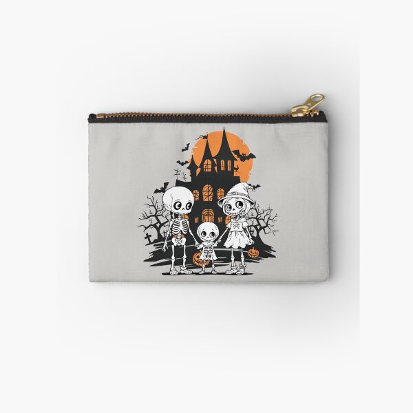 Item preview, A family of skeletons and a scary castle. designed and sold by MagelliShop.