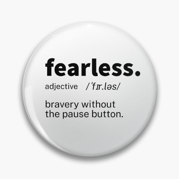 Item preview, Fearless Definition Inspirational designed and sold by IronWords.