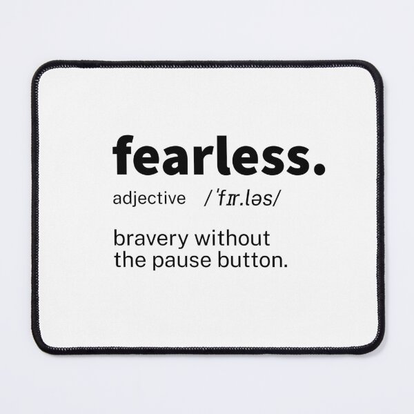 Item preview, Fearless Definition Inspirational designed and sold by IronWords.