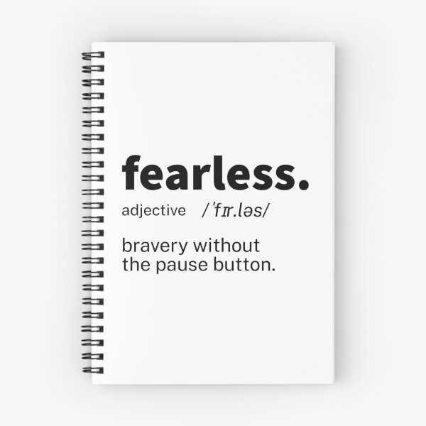 Item preview, Fearless Definition Inspirational designed and sold by IronWords.