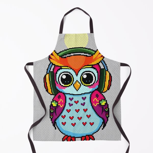 Item preview, Colorful Kawaii Owl with Headphones – Cute Music Lover Design designed and sold by MiraLumeStudio.