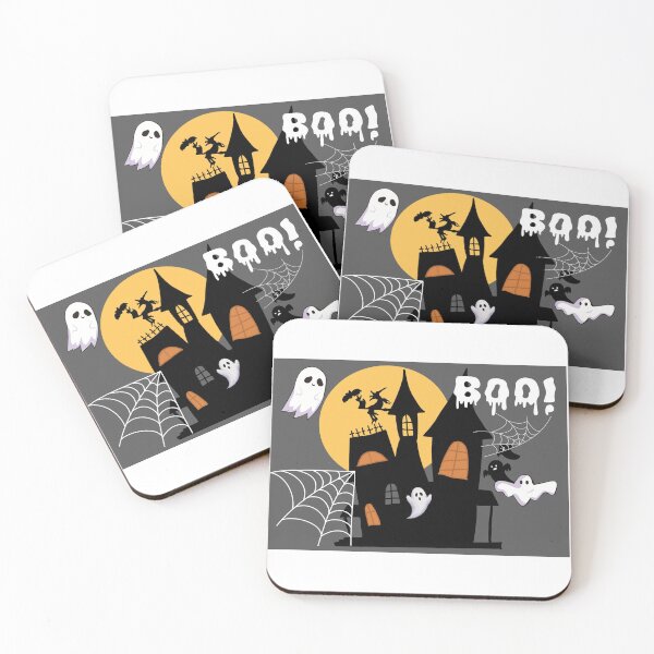 Item preview, Monsters and Haunted Castle with Web Artwork designed and sold by Jacsss2.