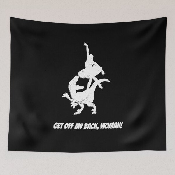 Item preview, Get Off My Back, Woman designed and sold by BlueRockDesigns.