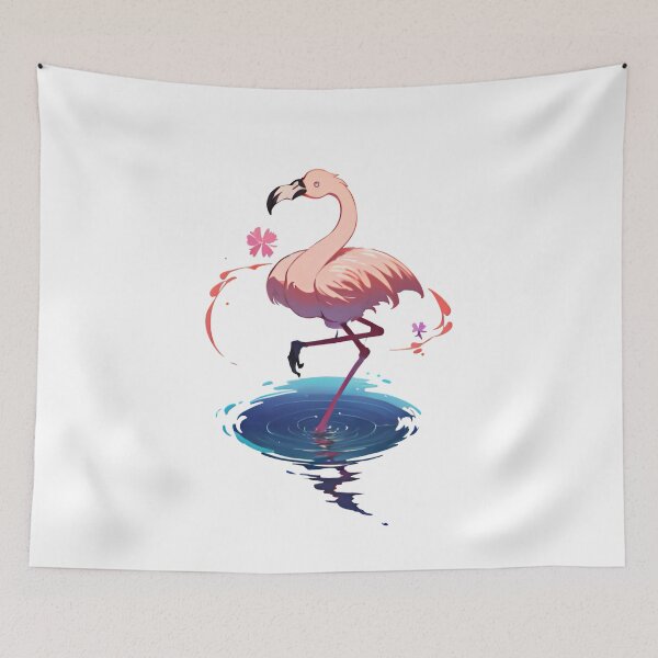 Item preview, Dancing Flamingo designed and sold by Glenbobagins.