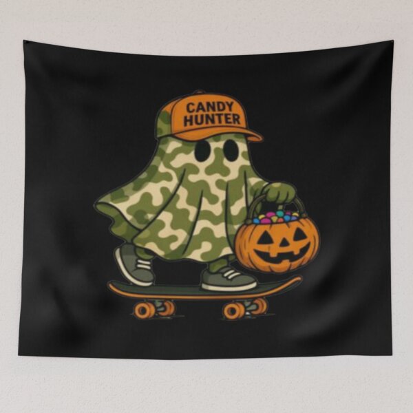 Item preview, candy hunter ghost designed and sold by szydelkowanika.